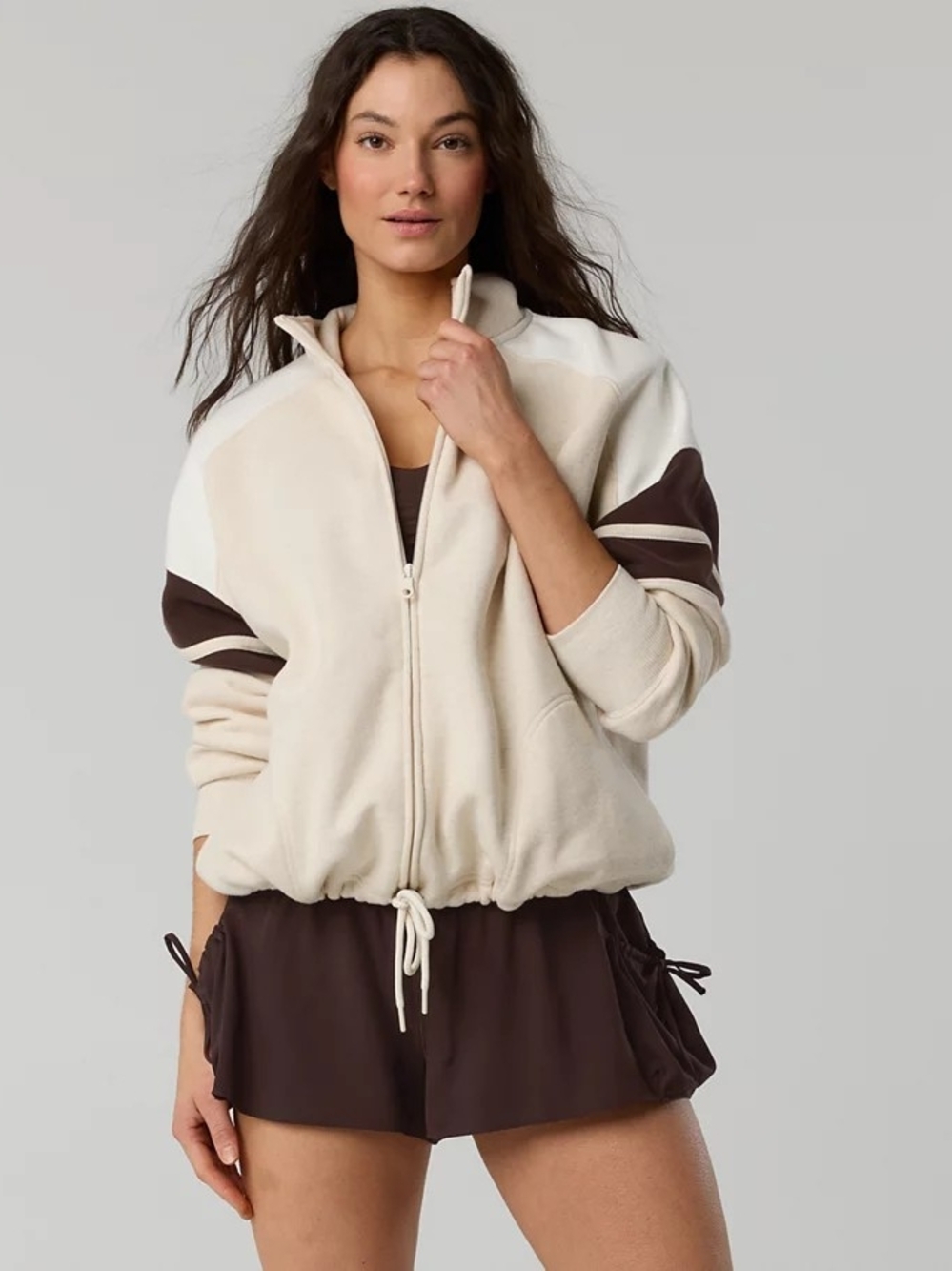aerie - Like New Cloud Fleece Seamed Full Zip - L